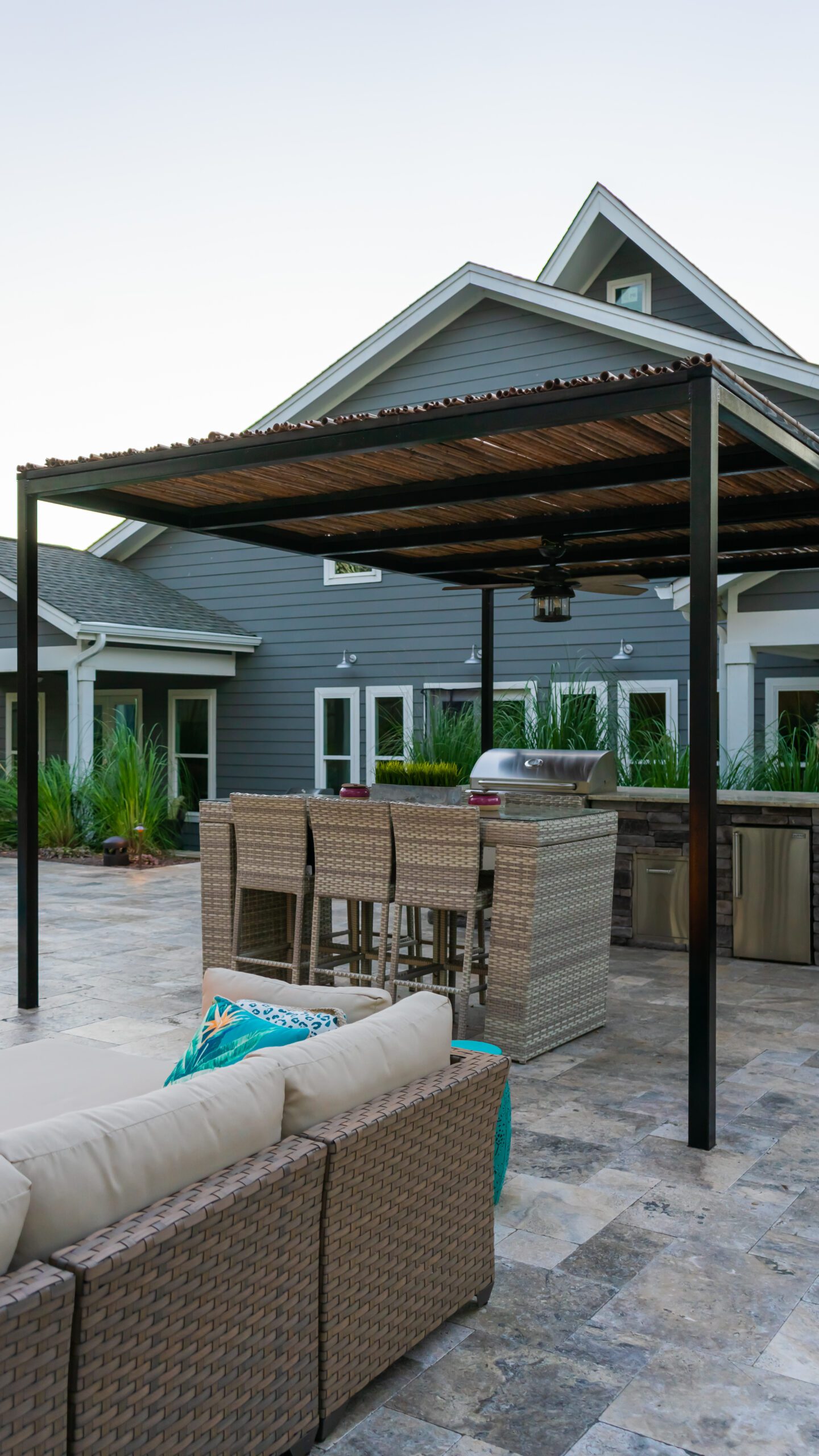 Bamboo Fencing - Luxury Landscape, Pool Builders, and Outdoor Living Designs in Nashville, TN
