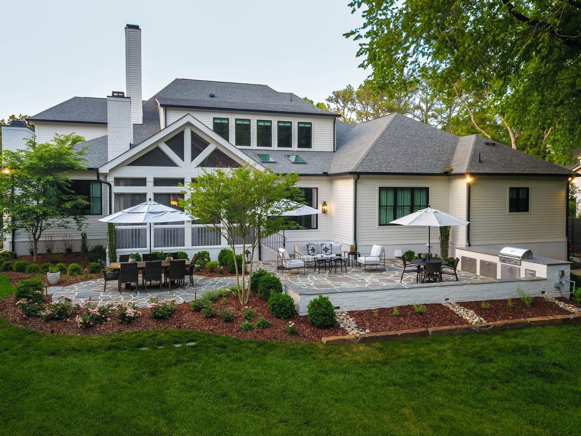 Nashville landscaping that compliments luxury home