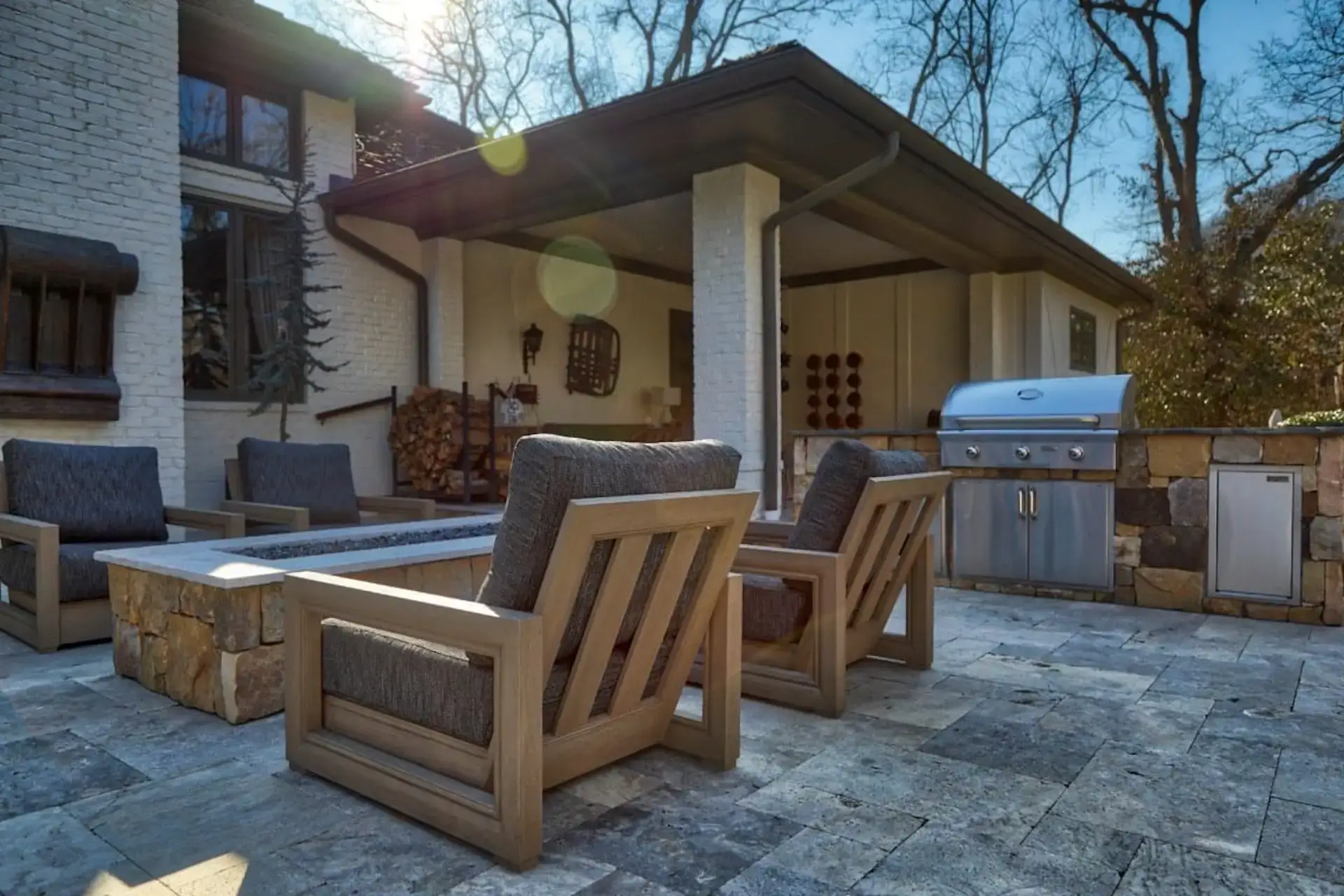 Aesthetic appeal outdoor living space
