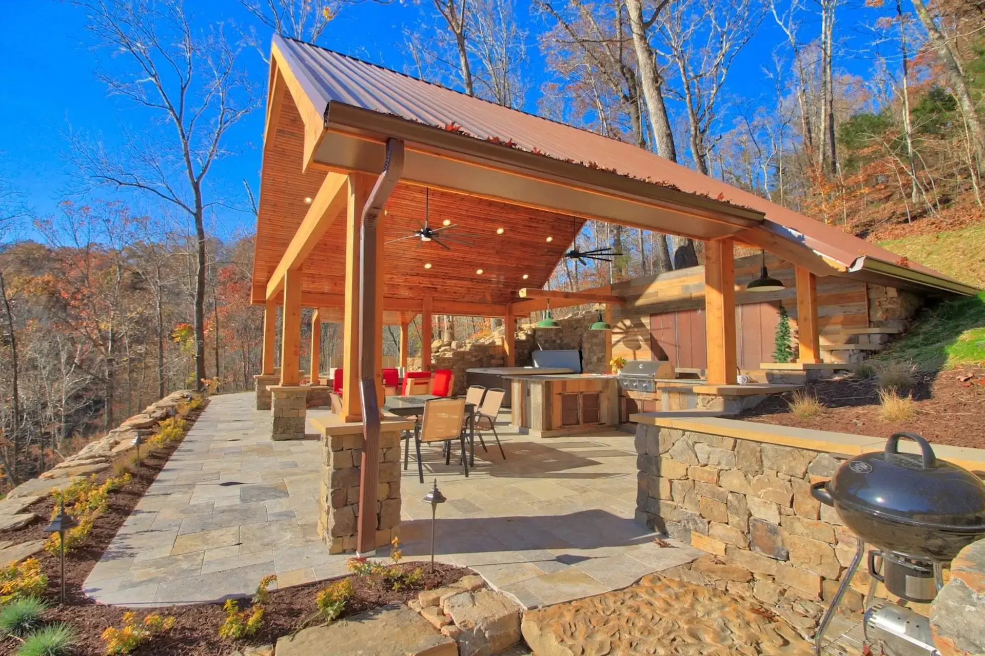 Functional outdoor living space
