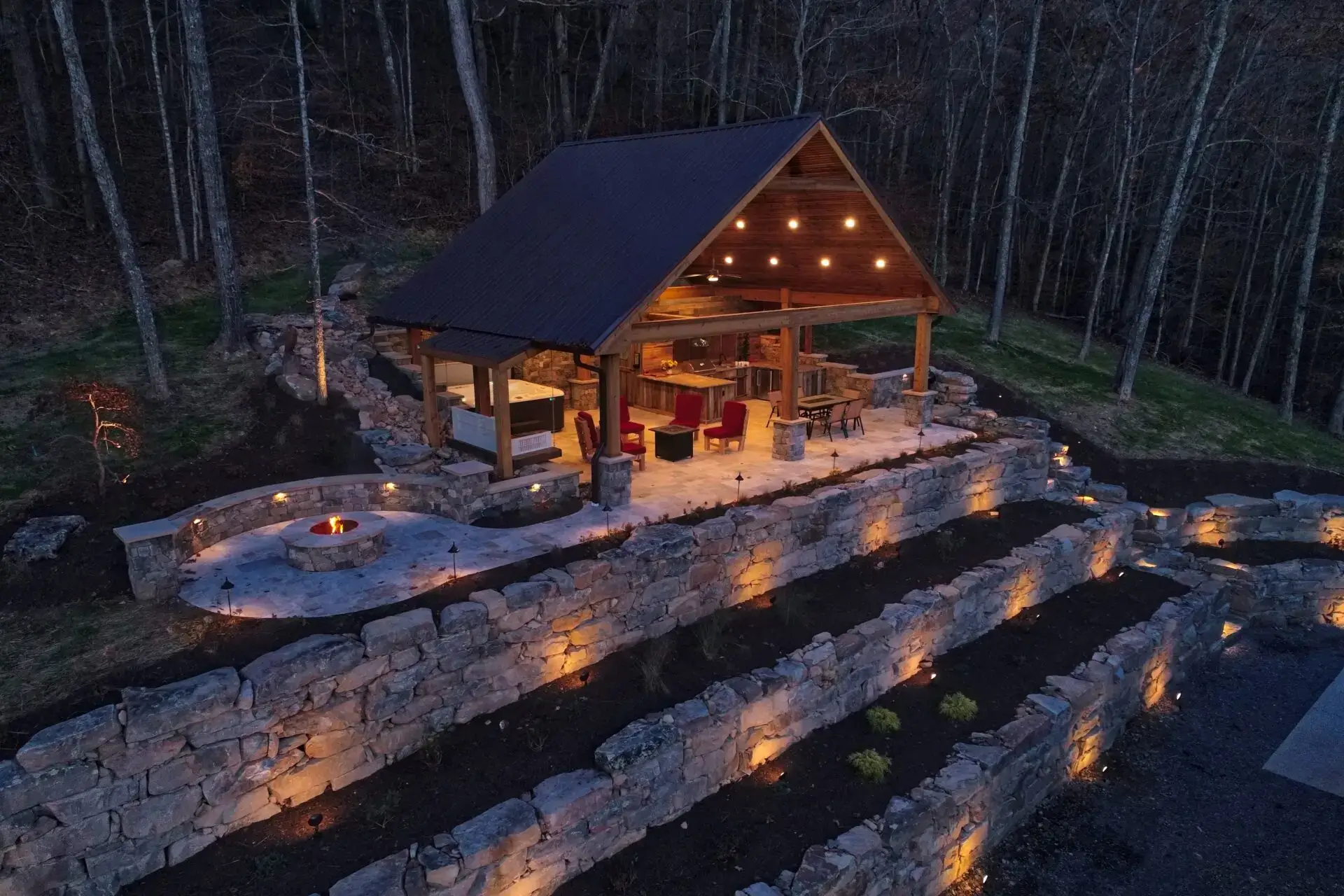 Paved outdoor area