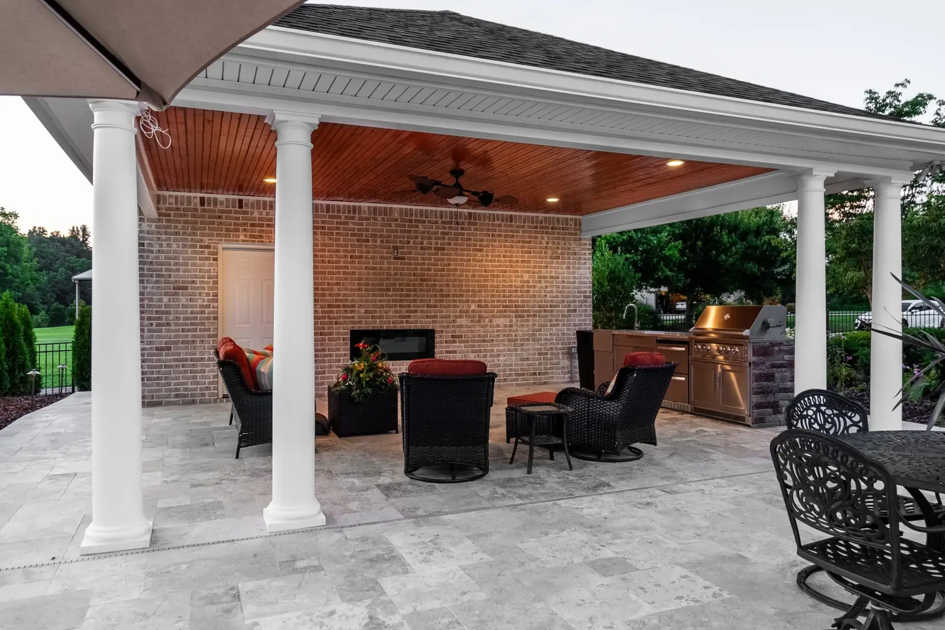 Living area for outdoor space