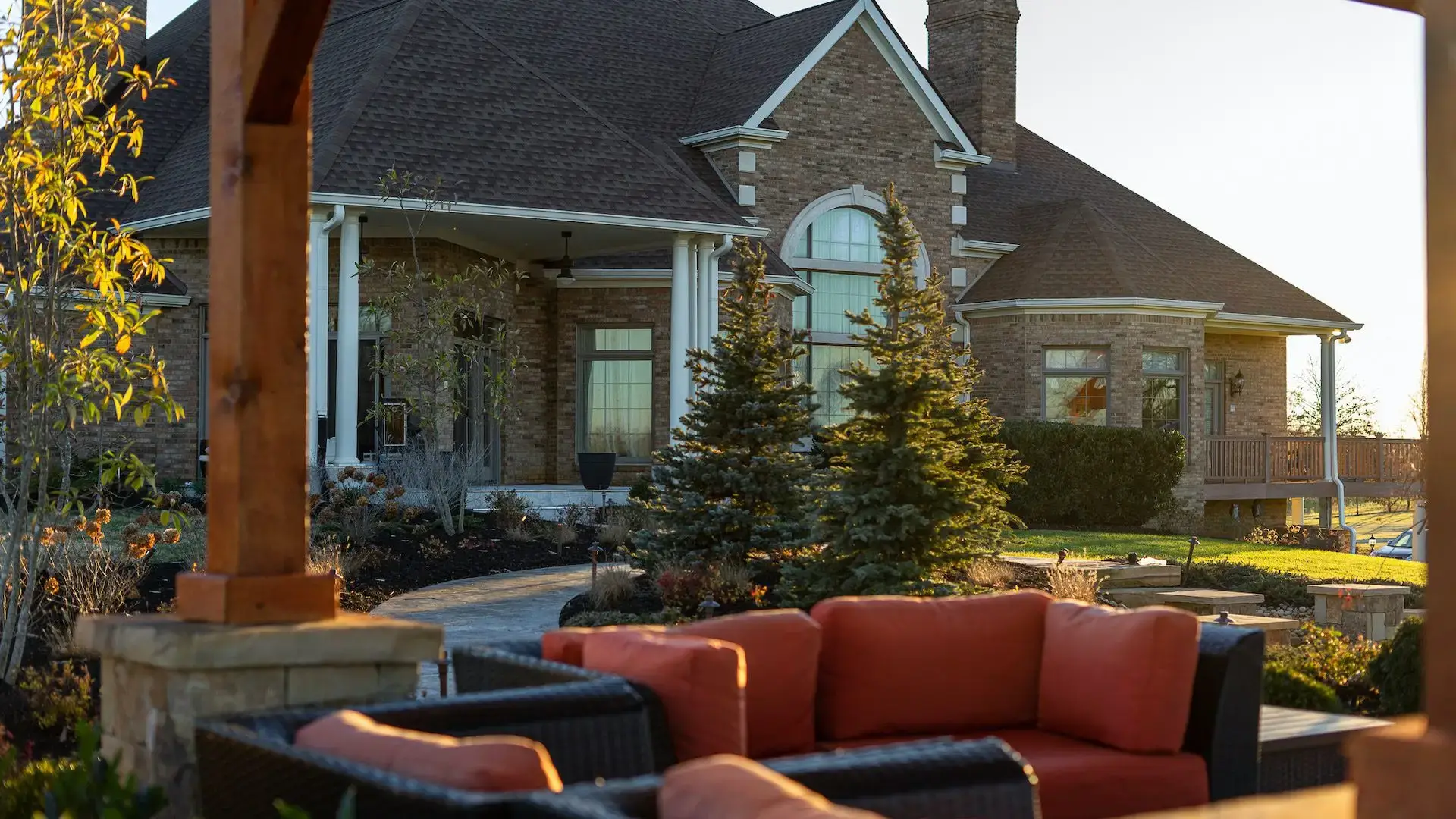 Relaxing outdoor space
