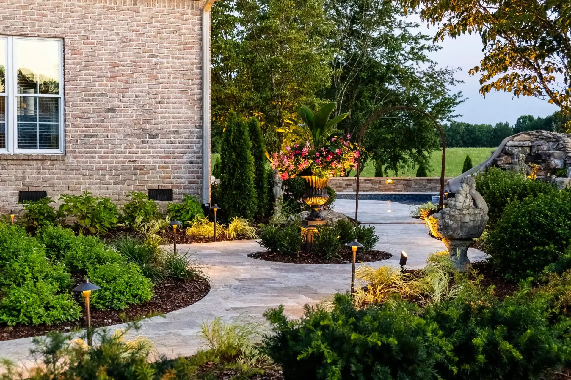 Lighting design for outdoor space
