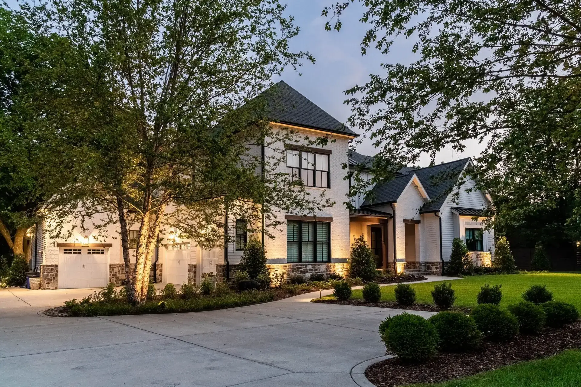 Simple but creative landscaping design